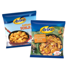 Aviko aardappel schotels of aardappelschijfjes